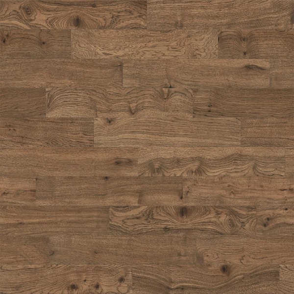 Selkirk Bromo Hickory 1/2 in. T x 5 in. W Tongue and Groove Wire Brush Engineered Hardwood Flooring (26.25 sq. ft./Case)