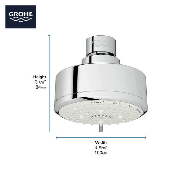 GROHE Spoeldouche (origineel reserveonderdeel, duurzaam, robuust, fabrieksgarantie: 5 jaar), chroom/Night Time Grey, 46657NC0 GROHE Spoeldouche (origineel reserveonderdeel, duurzaam, robuust, fabrieksgarantie: 5 jaar), chroom/Night Time Grey, 46657NC0