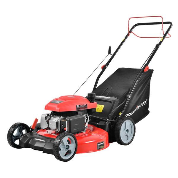 PowerSmart 21 in. 3-in-1,170 cc Gas Walk Behind Self Propelled Lawn Mower