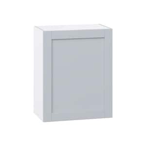 Milton 24 in. W x 14 in. D x 30 in. H Assembled Shaker Wall Kitchen Cabinet in Light Gray