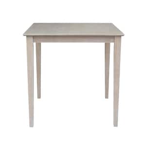 Weathered Taupe Gray Shaker Counter Height Table