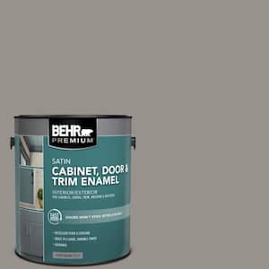 BEHR PREMIUM 1 gal. #PPU8-20 Dusty Olive Satin Enamel Interior/Exterior  Cabinet, Door & Trim Paint 752301 - The Home Depot