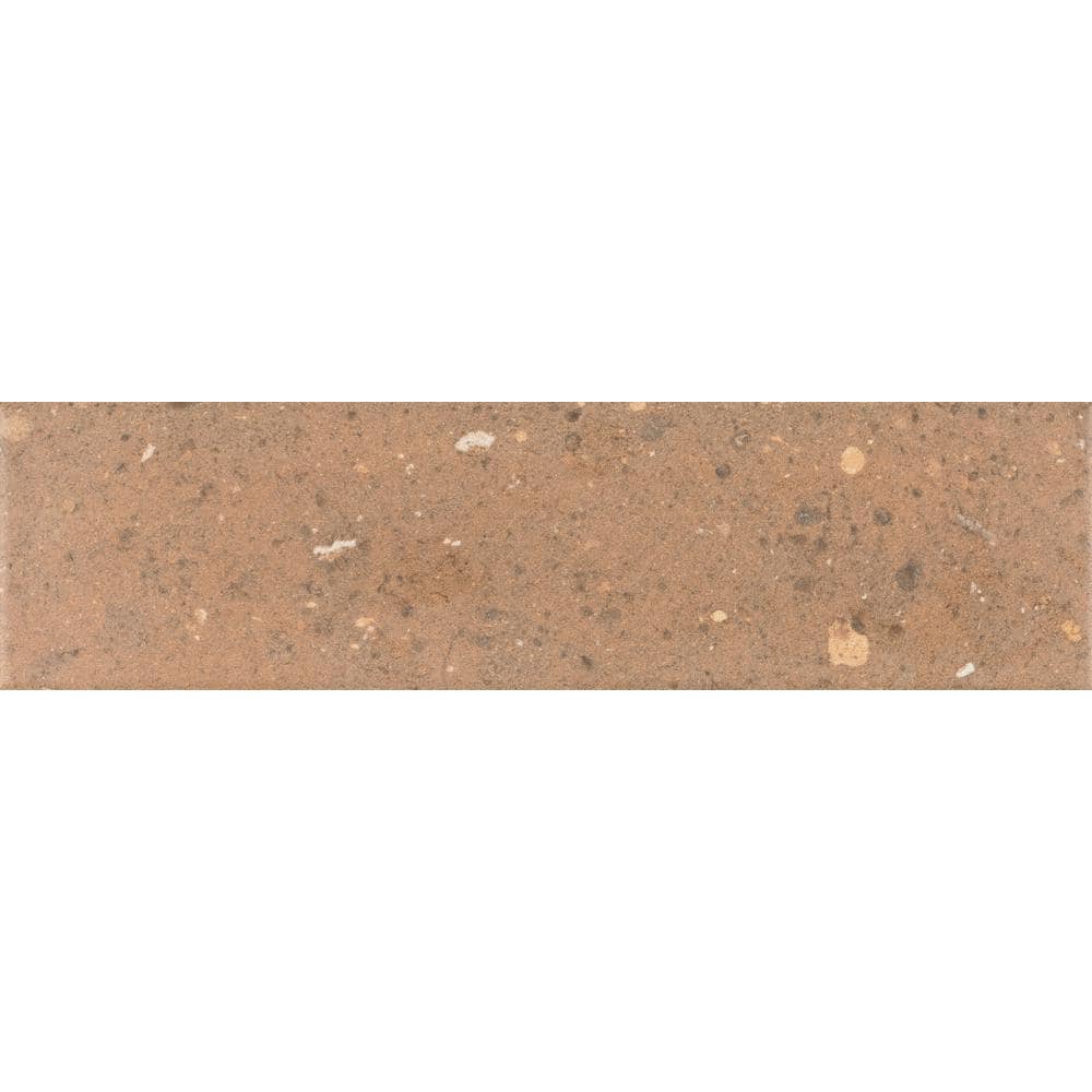 ELIANE Brick Art Town Camel MA 3 in. x 10 in. Glazed Ceramic Floor and