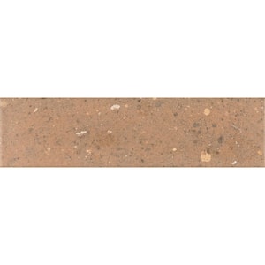 Brick Art Town Camel MA 3 in. x 10 in. Glazed Ceramic Floor and Wall Tile Sample