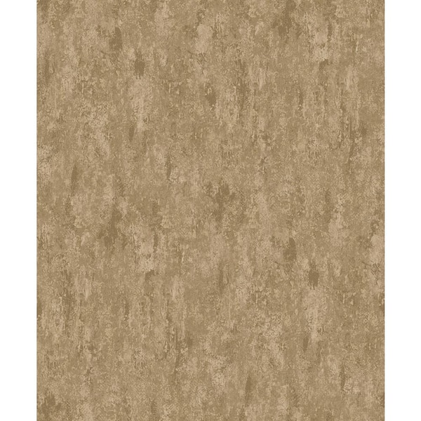 A-Street Prints Yellow Diorite Brass Splatter Paper Non-Woven Wallpaper Roll