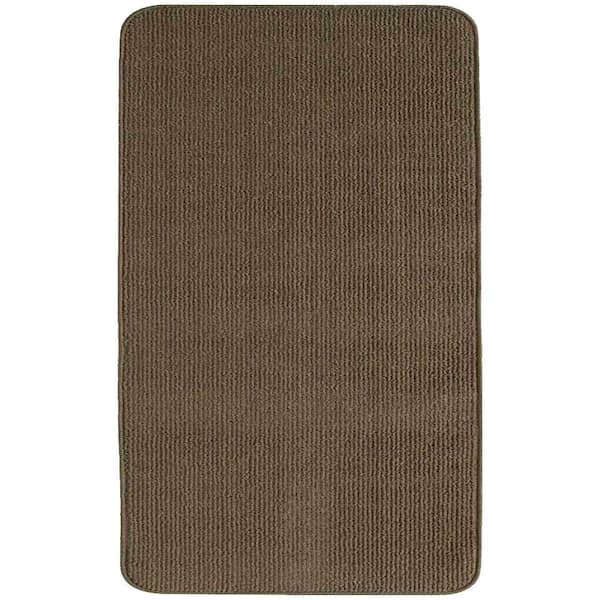 TrafficMaster Capri Chocolate 1 ft. 6 in. x 4 ft. Scatter Rug