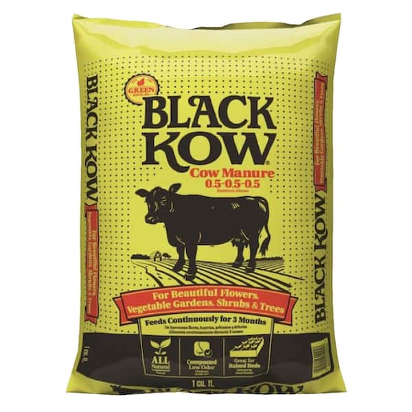 Black Kow 1 cu. ft. Organic Composted Cow Manure Soil Amendment
