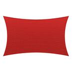 AMGO 8 ft. x 14 ft. Red Rectangle Sail Rectangle-8x14-Red - The Home Depot