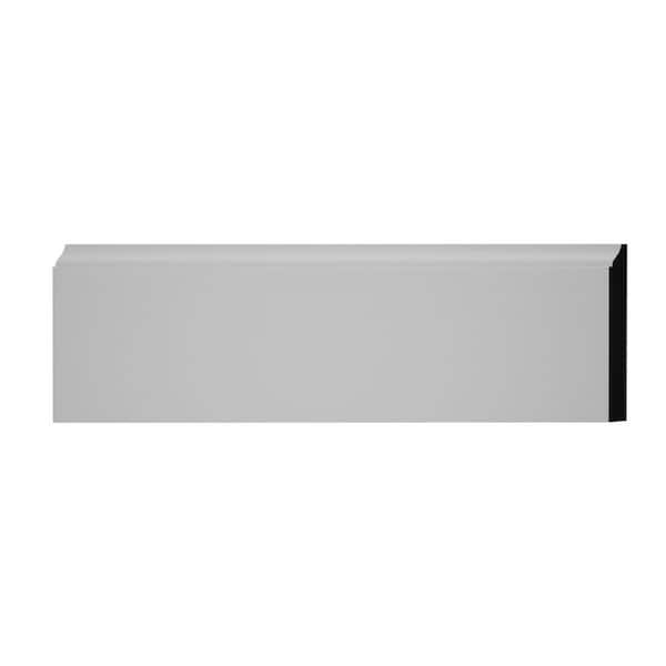 Ekena Millwork WM618 0.56 in. D x 5.25 in. W x 6 in. L Wood (Finger-Joint Pine) Baseboard Moulding Sample