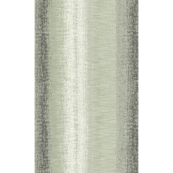 Walls Republic Forest Metallic Finish Woven Stripe Paste the Wall Double Roll Wallpaper 57 Sq. Ft.