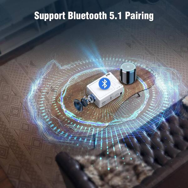 Mini Proiettore Bluetooth Staratlas 1080P - Proiettore Portatile Per Film Con Correzione Trapezoidale