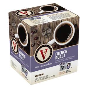 French Roast Coffee Dark Roast Single Serve Coffee Pods for Keurig K-Cup Brewers (200 Count)