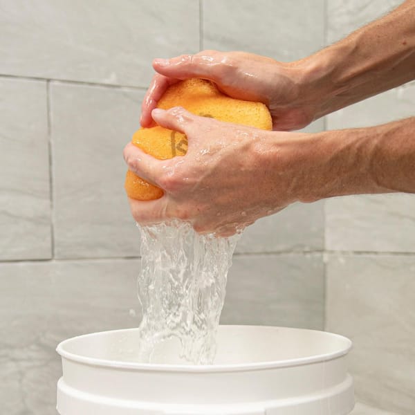 QEP - Extra Large 7-1/2 in. D x 5-1/2 in. W Polyurethane Sponge for Grouting, Cleaning, and Washing (6-Pack)