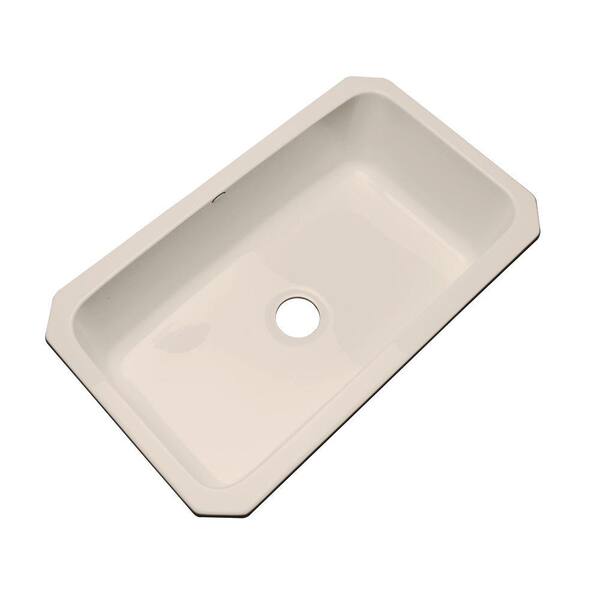 Thermocast Manhattan Undermount Acrylic 33 in. Single Bowl Kitchen Sink in Candle Lyte
