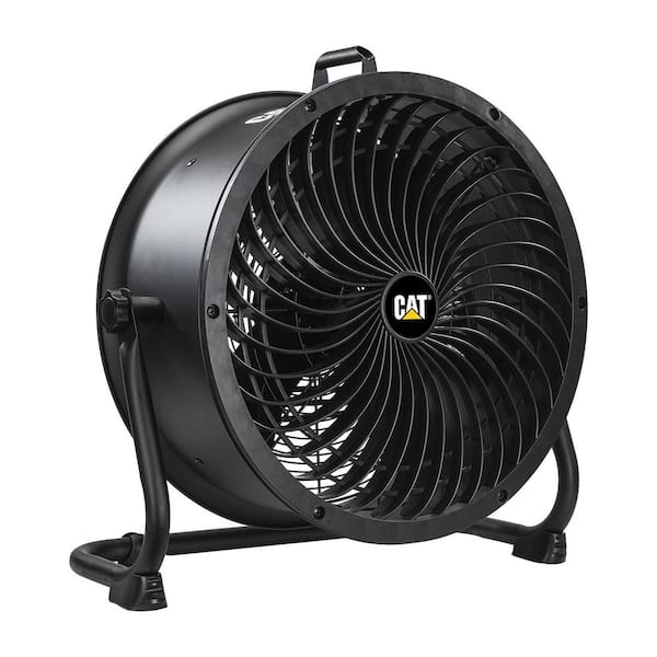 18 in. High Velocity Industrial Grade Drum Fan Air Circulator (Black)