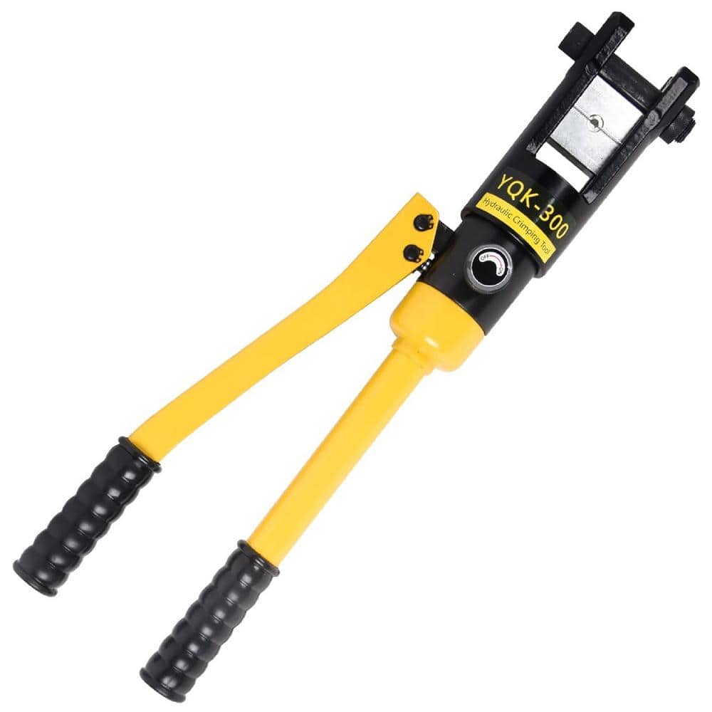 16 Ton Hydraulic Crimping Tool, Range 9 AWG to 600 MCM, Hydraulic Crimper with 13 Pairs of Dies Hydraulic Crimping Tool price history on PriceWatchPro