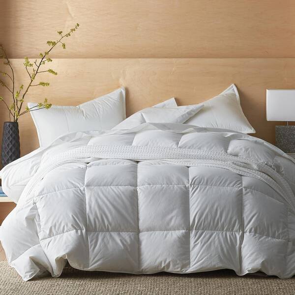 gray down comforter queen