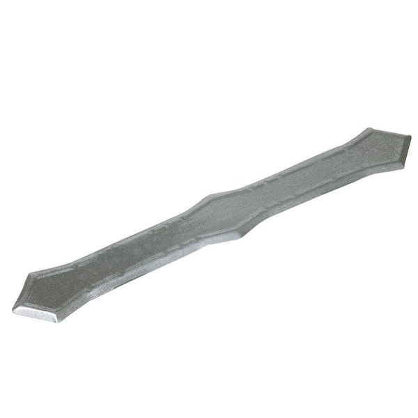 White Galvanized Steel Downspout Band