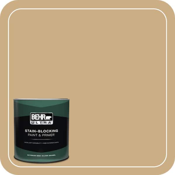 BEHR ULTRA 1 qt. #MQ2-13 Harvest Home Semi-Gloss Enamel Exterior Paint & Primer