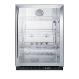 24 in. 5 cu. ft. Commercial Refrigerator in Black