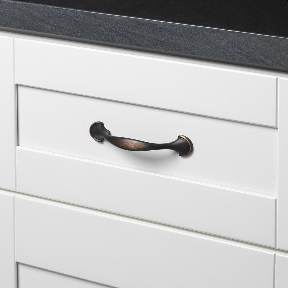 Oil Rubbed Bronze Arch Cabinet Pull with Mounting Hardware