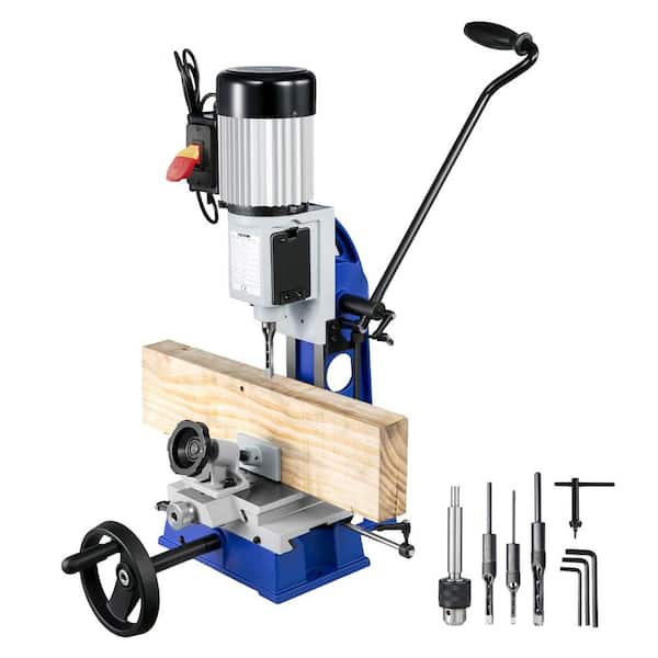 VEVOR Woodworking Mortise Machine 1 /2 HP 1 700RPM 1-Speed Drill Press with 1 /2 in. Chuck for Making Special Square Holes