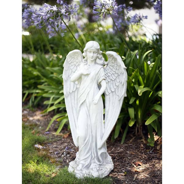 Artwork Sculptures Guardian Angel Statue Home and Garden Statues Concrete Statuary