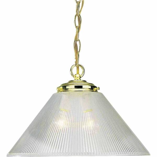 Filament Design Lenor 1-Light Polished Brass Incandescent Ceiling Pendent
