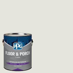 1 gal. PPG1029-1 Silvery Moon Satin Interior/Exterior Floor and Porch Paint