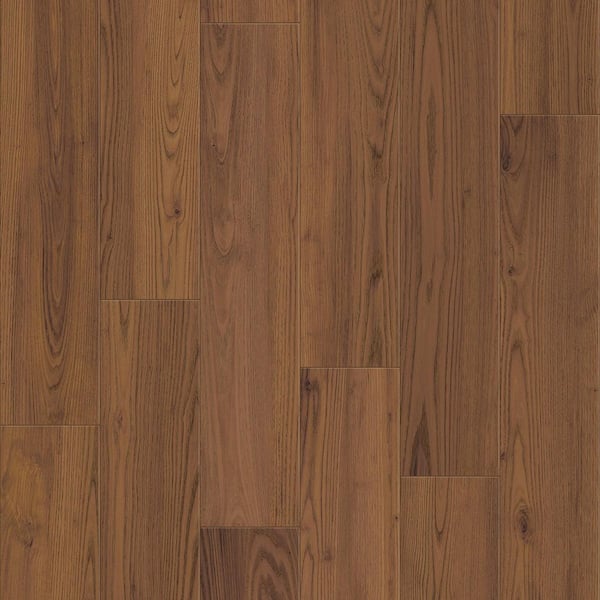 Elk Valley Chestnut 9.44 in W x 47.64 in L Waterproof Hybrid Resilient Flooring (25.01 sq. ft. /case)