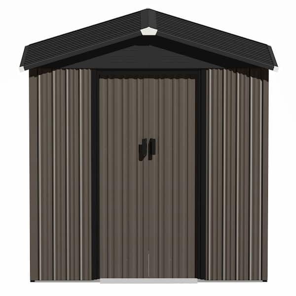 Nuu Garden 6 ft. x 4 ft. Metal Outdoor Backyard Garden Storage