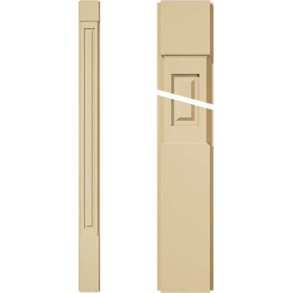 Ekena Millwork 2 in. D x 6 in. W x 82 in. L Primed Polyurethane Pilaster 1- Pack