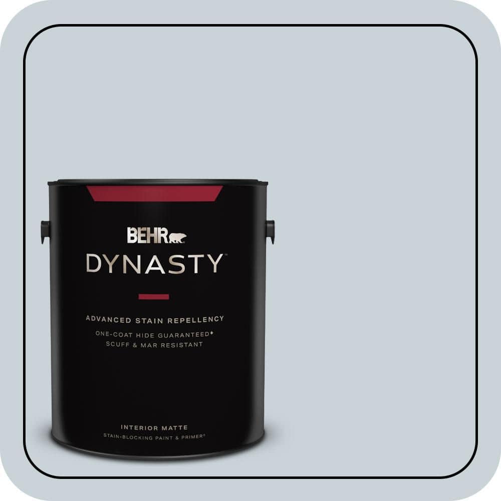 1 gal. #N480-1 Light Drizzle Matte Interior Stain-Blocking Paint & Primer price history on PriceWatchPro