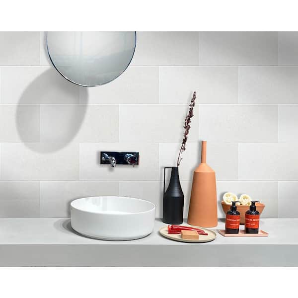 White 12 in. x 24 in. Honed Marble Subway Floor and Wall Tile (10 sq. ft./Case)