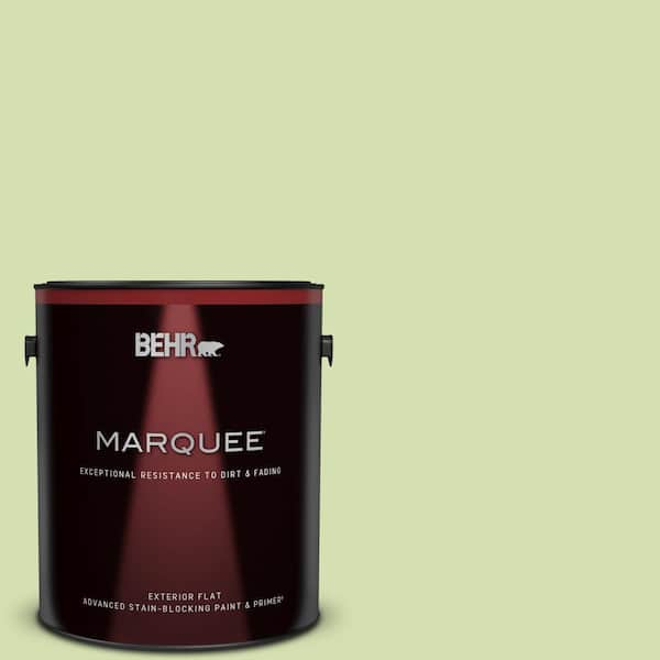 BEHR MARQUEE 1 gal. #420C-3 Celery Bunch Flat Exterior Paint & Primer