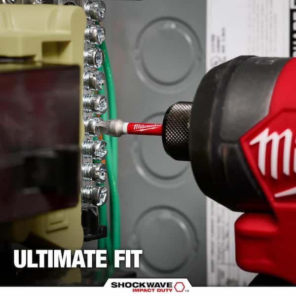 Milwaukee SHOCKWAVE Impact Duty 2 in. Square #2 Alloy Steel Screw