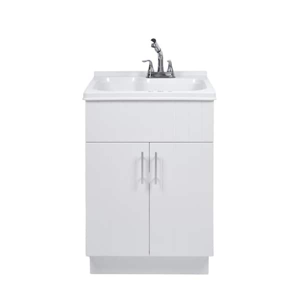 Shaker Laundry cabinet kit with pull-out faucet Shaker Laundry cabinet kit with pull-out faucet