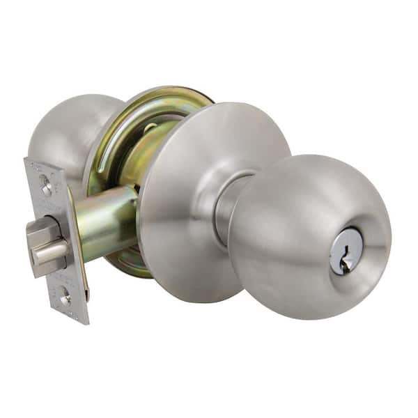 US Lock 2010 Series GR2 Entrance Ball Door Knob US32D SC1 2-3/8 in ...