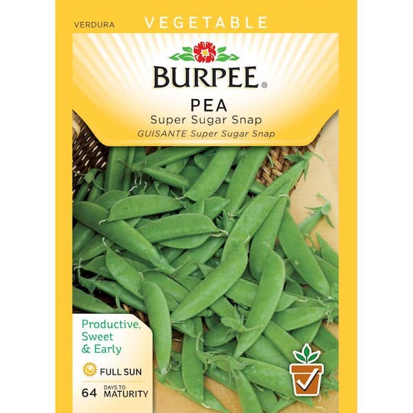 Burpee Super Sugar Snap Pea Seed 53515 - The Home Depot