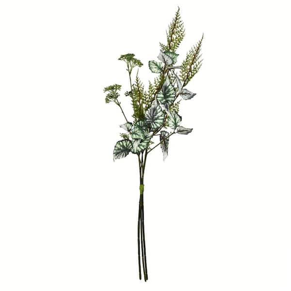 Vickerman 26 in. Purple Artificial Mixed Greenery Bundle, (Pack of 2)
