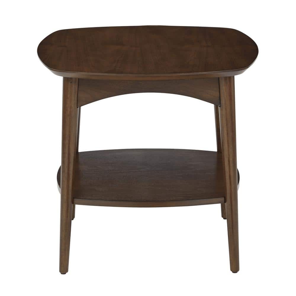 Copenhagen Mid-Century Modern Walnut Wood Accent Table