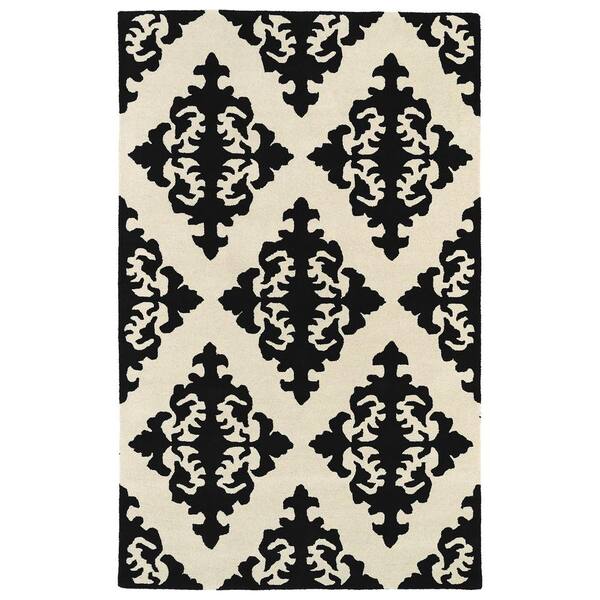 Kaleen Evolution Black 3 ft. x 5 ft. Area Rug