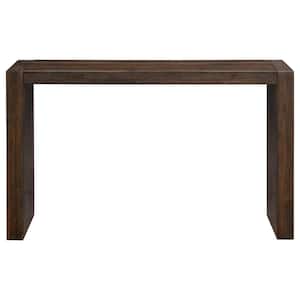 Monterey 54 in. Brown Rectangle Wood Console Table