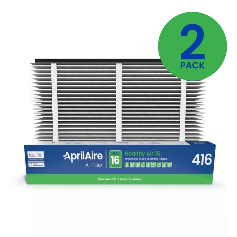 2 Genuine Aprilaire 413 CBN Order Reduction hotsell Air Filters