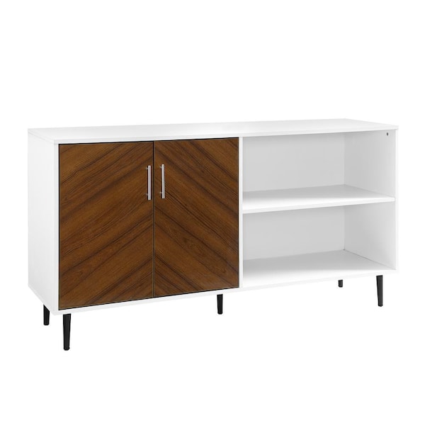 Walker edison deals asymmetrical tv stand