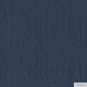 Navy Textured Rattan Vinyl Peel and Stick Wallpaper Roll (Covers 28 sq. ft.)