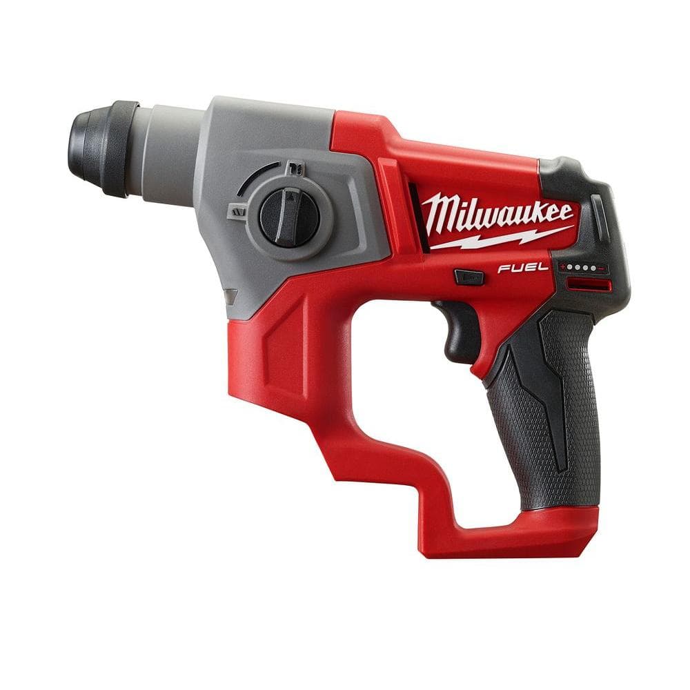 Milwaukee M12 FUEL 12V Lithium-Ion 5/8 in. Brushless Cordless SDS-Plus  Rotary Hammer (Tool-Only) 2416-20 The Home Depot