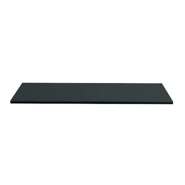 Edge Pulls 5-1/16 in. (128mm) Modern Matte Black Cabinet Edge Pull