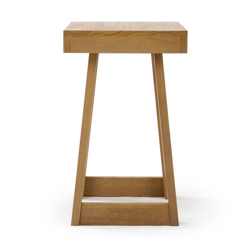 Classic 25 in. Blonde Rectangle Wood End Table - thumbnail 5