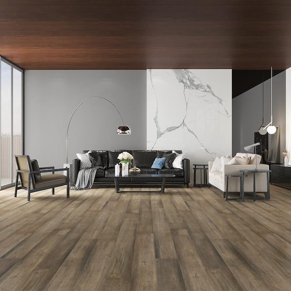 Striking Rylee 1/4 in. T x 7.5 in. W Click Lock Hand Scraped Engineered Hardwood Flooring (23.32 sq.ft./case)